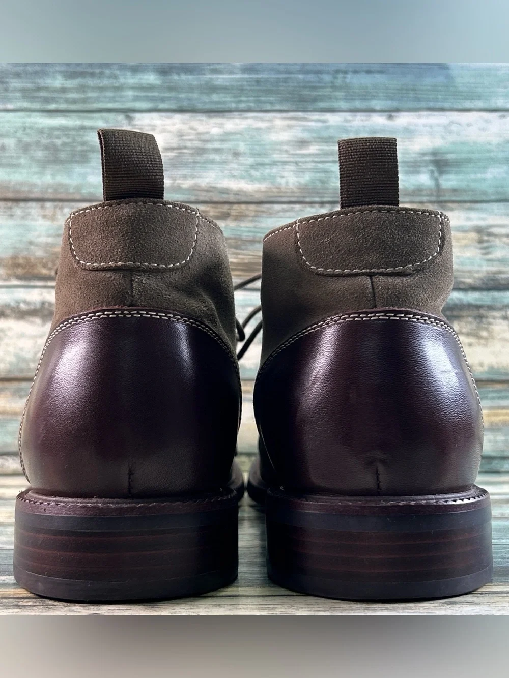Blondo Konor Ankle Boot Mens 11M Brown Waterproof Suede Lace Up Chukka Combat